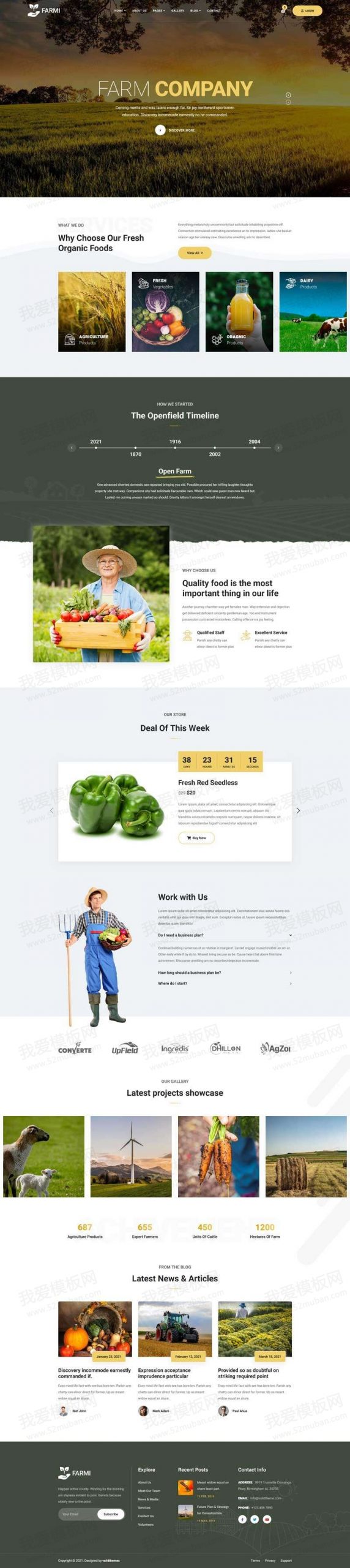 多功能的服装销售电商HTML模板插图